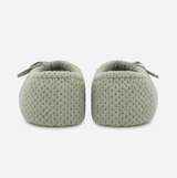 Totes Isotoner POPCORN TERRY BALLET SLIPPER Womens Full Slippers Sage