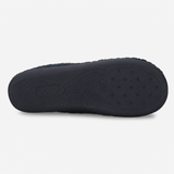 Totes Isotoner BORG FULL BACK SLIPPER WITH PULL TOGGLE Mens Full Slippers Navy