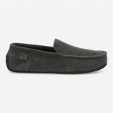 Totes Isotoner SOFT CORD MOCCASIN SLIPPER Mens Moccasins Grey