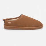 Totes Isotoner BORG LINED SUEDE MULE SLIPPER Mens Mules Tan
