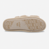 Totes Toasties CROSS FUR SLIDER Womens Mules Natural