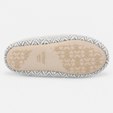Totes Toasties SPARKLE MOCCASIN SLIPPERS Womens Moccasins Cream Multi
