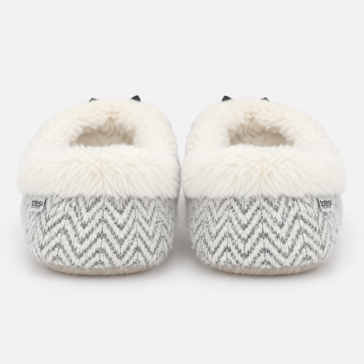 Totes Toasties SPARKLE MOCCASIN SLIPPERS Womens Moccasins Cream Multi