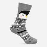 Totes Toasties ORIGINAL SLIPPER SOCKS (TWIN PACK) Womens Slipper Socks Penguin