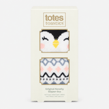 Totes Toasties ORIGINAL SLIPPER SOCKS (TWIN PACK) Womens Slipper Socks Penguin