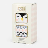 Totes Toasties ORIGINAL SLIPPER SOCKS (TWIN PACK) Womens Slipper Socks Penguin