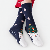 Totes Toasties SINGLE ORIGINAL SLIPPER SOCKS Womens Slipper Socks Cat