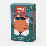 Totes Toasties SINGLE ORIGINAL SLIPPER SOCKS Womens Slipper Socks Fox