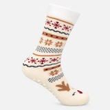 Totes Toasties SINGLE ORIGINAL SLIPPER SOCKS Womens Slipper Socks Reindeer