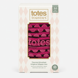 Totes Toasties THERMAL BRUSHED ORIGINAL SLIPPER SOCKS Womens Slipper Socks Berry Stripe