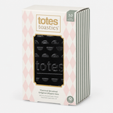 Totes Toasties THERMAL BRUSHED ORIGINAL SLIPPER SOCKS Womens Slipper Socks Black
