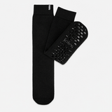 Totes Toasties THERMAL BRUSHED ORIGINAL SLIPPER SOCKS Womens Slipper Socks Black