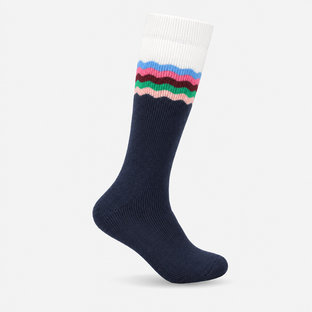 Totes Toasties KNEE HIGH TERRY THERMAL WELLY SOCKS (TWIN PACK) Womens Welly Socks Multi