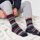 Totes Toasties 3PK SUPER SOFT COSY SOCKS Mens Crew Socks Navy