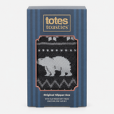 Totes Toasties ORIGINAL SLIPPER SOCKS Mens Slipper Socks Polar Bear
