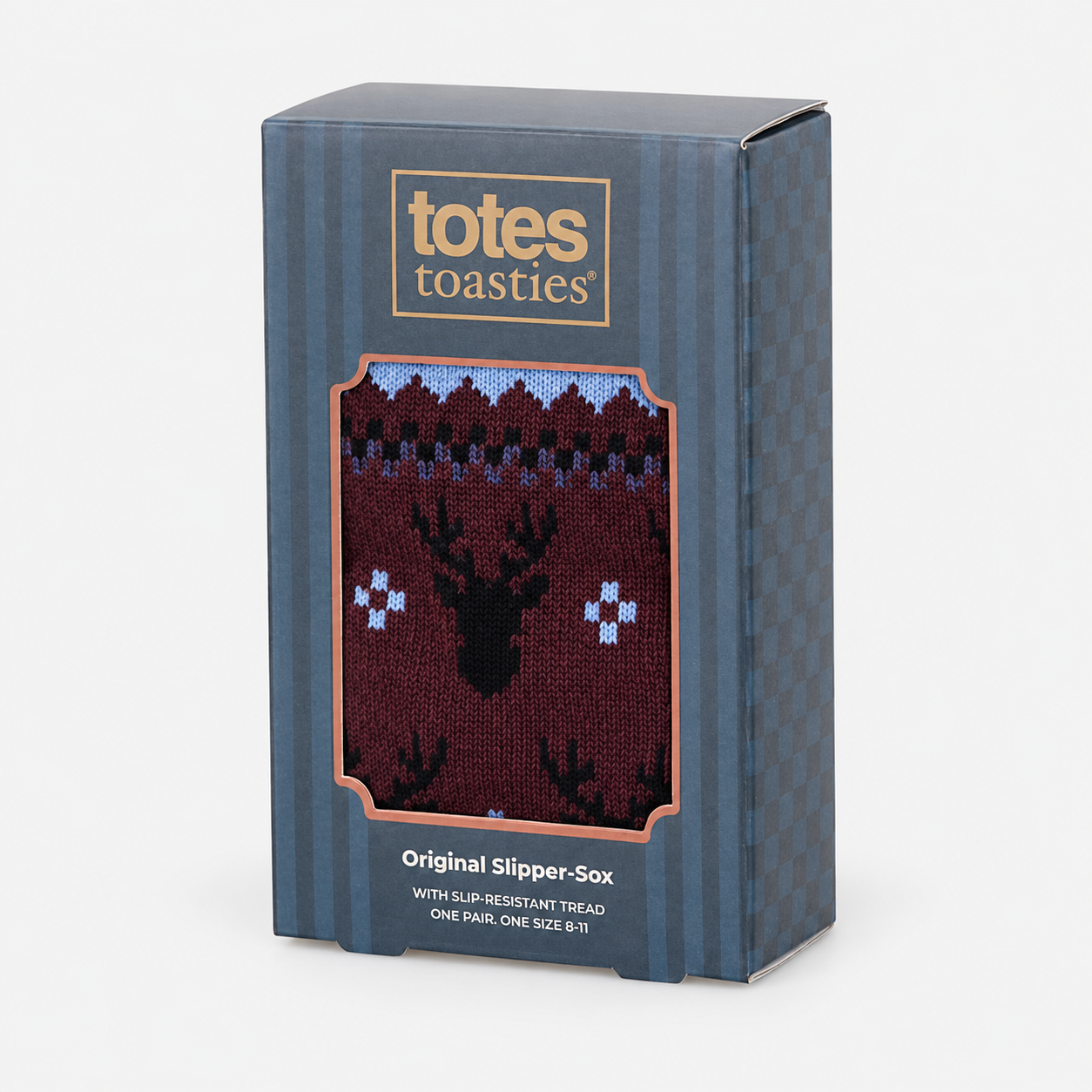 Totes Toasties ORIGINAL SLIPPER SOCKS Mens Slipper Socks Stag