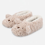 Totes Toasties NOVELTY FOOTSIES Womens Novelty Socks Oat