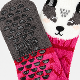 Totes Toasties NOVELTY SUPER SOFT SLIPPER SOCKS Womens Slipper Socks Badger