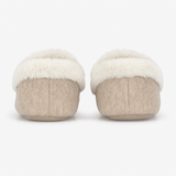 Totes Toasties VELOUR MOCCASIN SLIPPERS Womens Moccasins Taupe