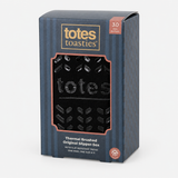 Totes Toasties THERMAL BRUSHED ORIGINAL SLIPPER SOCKS Mens Slipper Socks Black