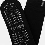 Totes Toasties THERMAL BRUSHED ORIGINAL SLIPPER SOCKS Mens Slipper Socks Black