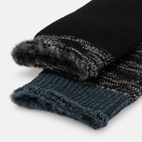 Totes Toasties 3.0 TOG BRUSHED INSIDE THERMAL LINED SOCKS (TWIN PACK) Mens Thermal Socks Black Twist