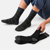 Totes Toasties 3.0 TOG BRUSHED INSIDE THERMAL LINED SOCKS (TWIN PACK) Mens Thermal Socks Black Twist