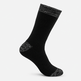 Totes Toasties 3.0 TOG BRUSHED INSIDE THERMAL LINED SOCKS (TWIN PACK) Mens Thermal Socks Black Twist