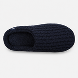 Totes Toasties KNITTED MULE SLIPPERS Mens Mules Navy