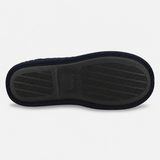 Totes Toasties KNITTED MULE SLIPPERS Mens Mules Navy