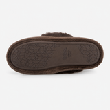 Totes Toasties VELOUR MULE SLIPPERS Womens Mules Chocolate