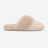 Totes Toasties VELOUR MULE SLIPPERS Womens Mules Natural