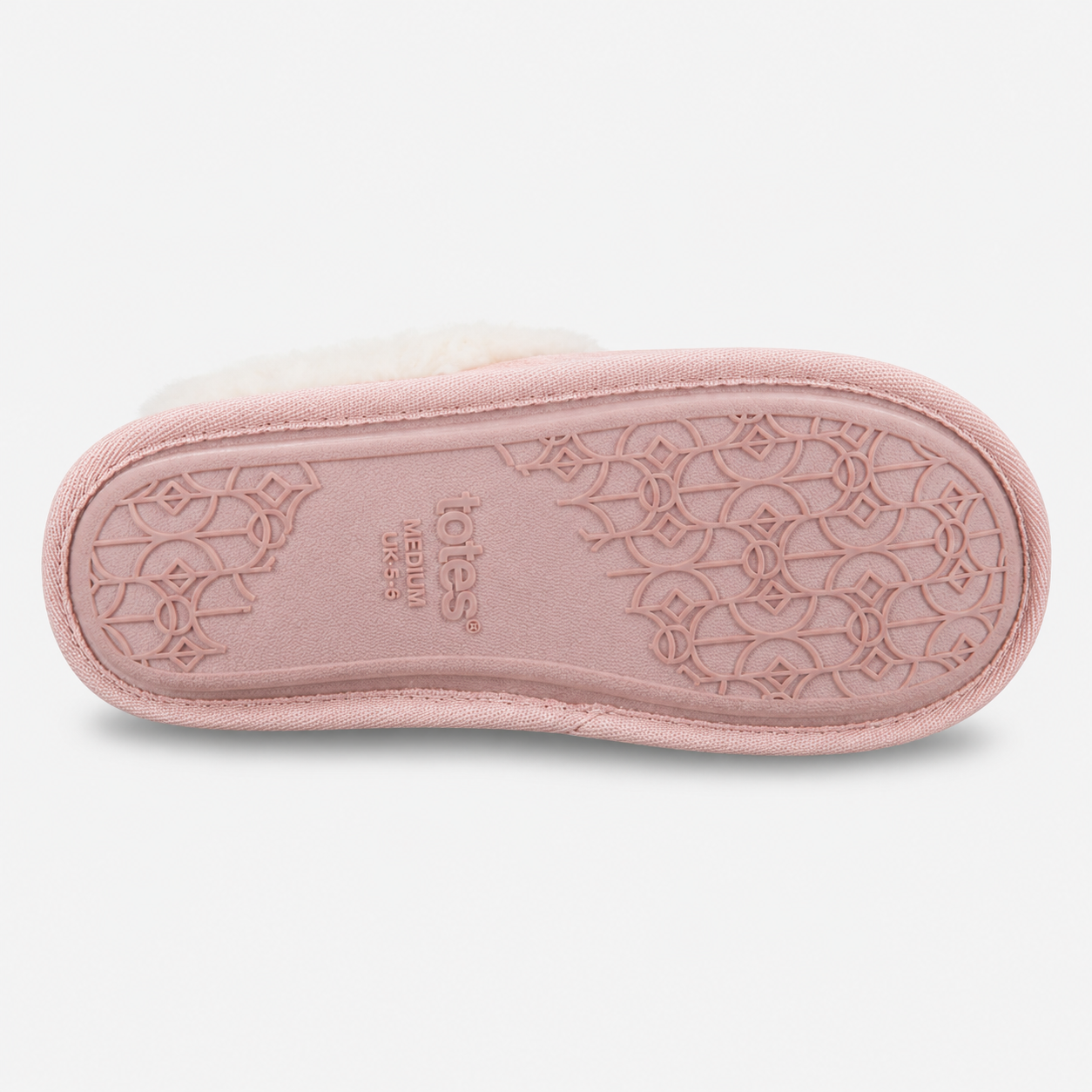 Totes Toasties BORG MULE SLIPPERS Womens Mules Pink