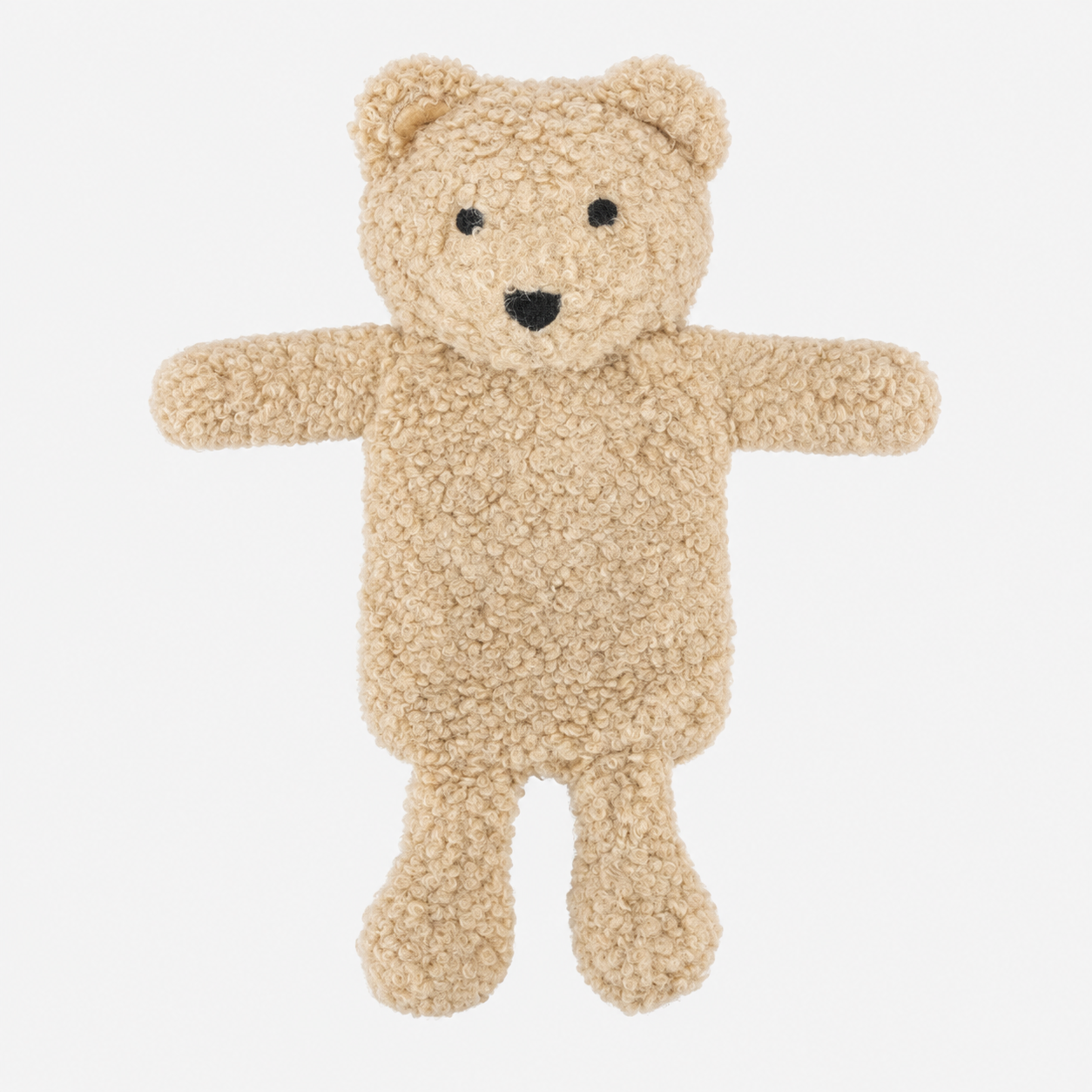 Totes Toasties BORG BEAR MINI HOT WATER BOTTLE SUPER SOFT SOCK SET Womens Slipper Socks Beige