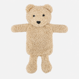 Totes Toasties BORG BEAR MINI HOT WATER BOTTLE SUPER SOFT SOCK SET Womens Slipper Socks Beige