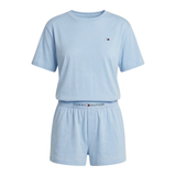 Tommy Hilfiger SS SOLID JERSEY Short Set Womens Pyjama Set Sweet Blue