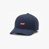 Levi's HOUSEMARK FLEXFIT Unisex Cap Navy Blue front view showcasing the iconic logo.
