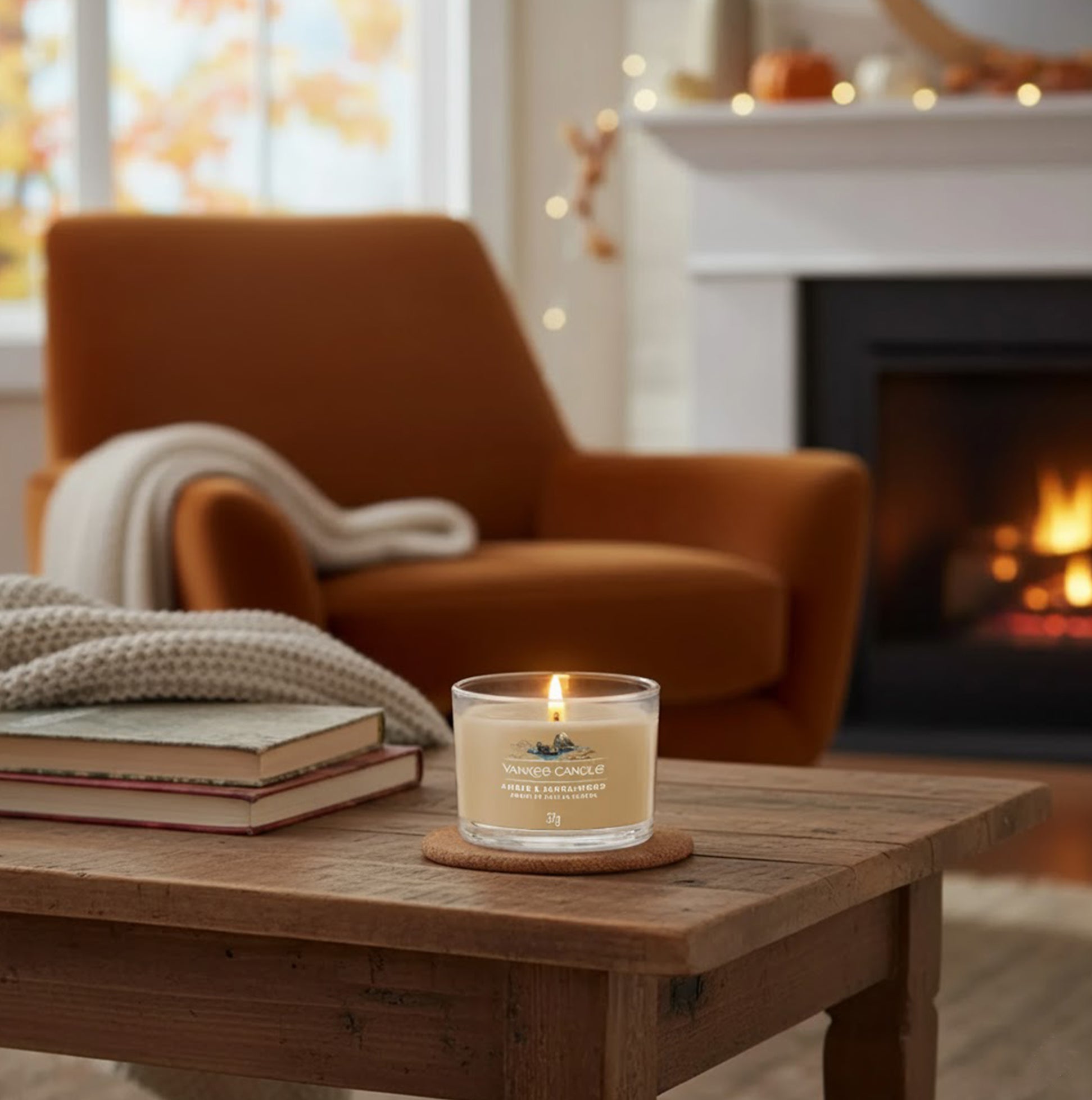 Yankee Amber & Sandalwood Signature Votive