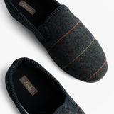 Zedzzz KENNY Mens Full Slippers Slippers Navy