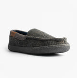 Zedzzz NEVILLE Mens Moccasins Slippers Grey