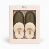 HOS Sheepskin AYLA Womens Mules Olive