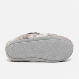 Bedroom Athletics FLORENCE Womens Slipper Boots Patchwork Grey Leopard