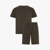 Ted Baker WAFFLE Loungewear Mens Set Khaki