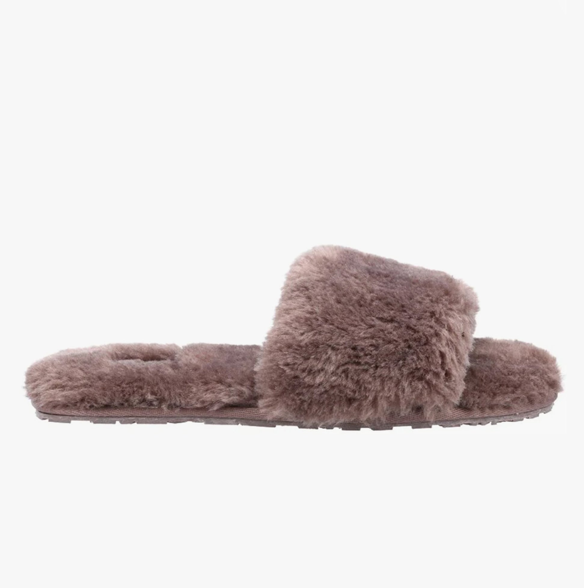 Hush Puppies PRUE Ladies Faux Fur Slippers Mink | House Of Slippers